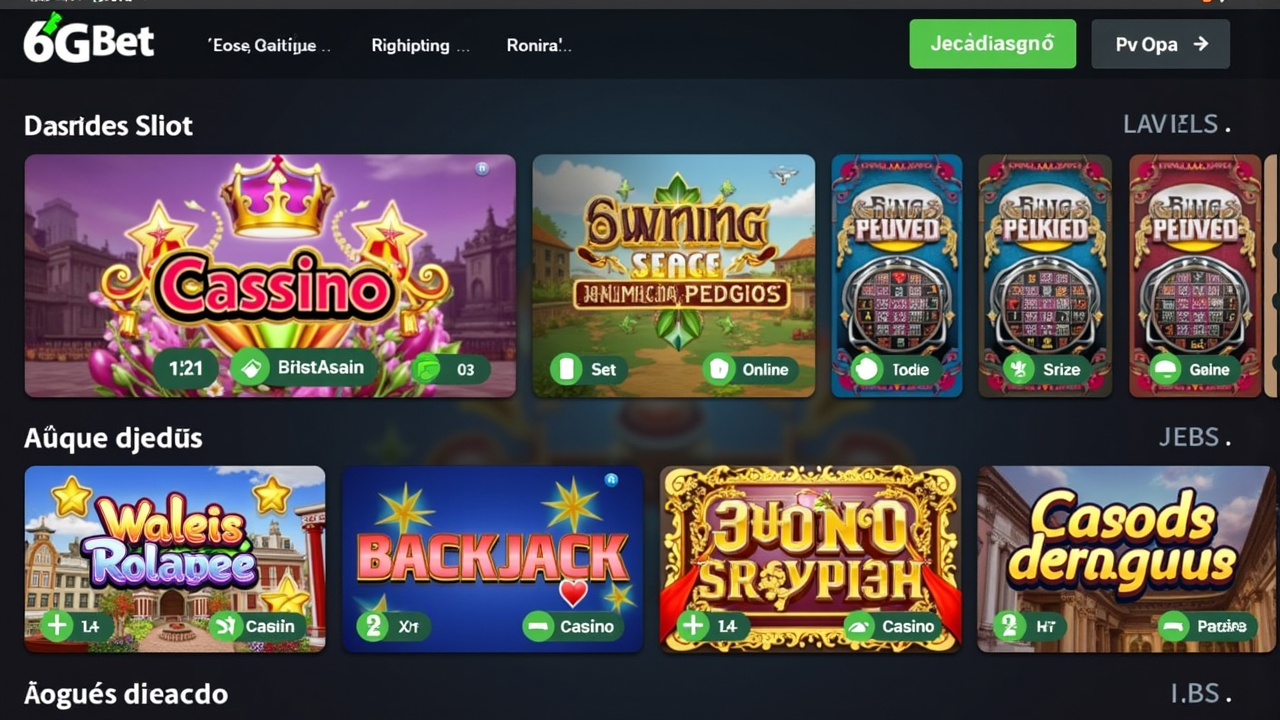 Screenshot 1 6gbet